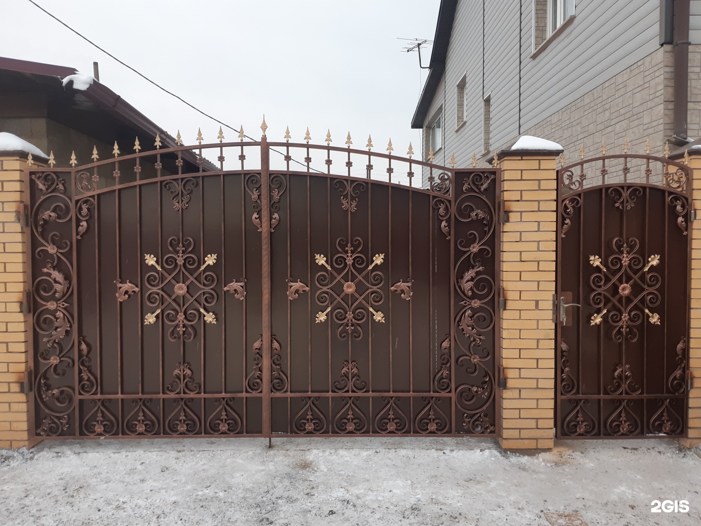Кованые ворота Иркутск