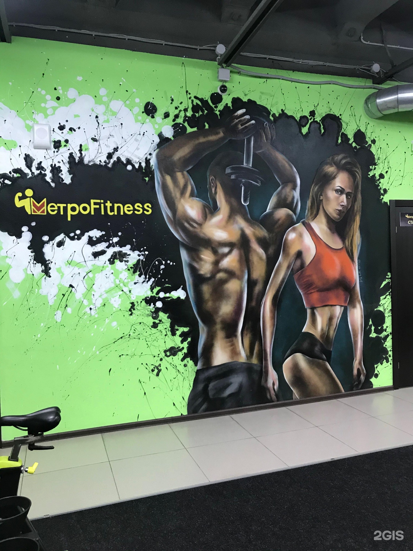 Карта метро фитнес