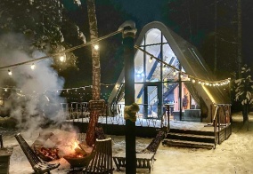 Глэмпинг Geometrika • lounge hotel в Республике Алтай