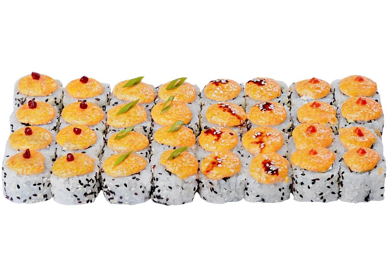 Запеченный набор суши фото 111