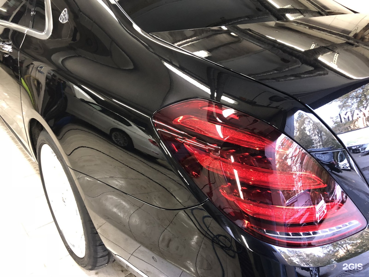 Shadow detailing. Поцарапанный Майбах. Auto detailing Studio.