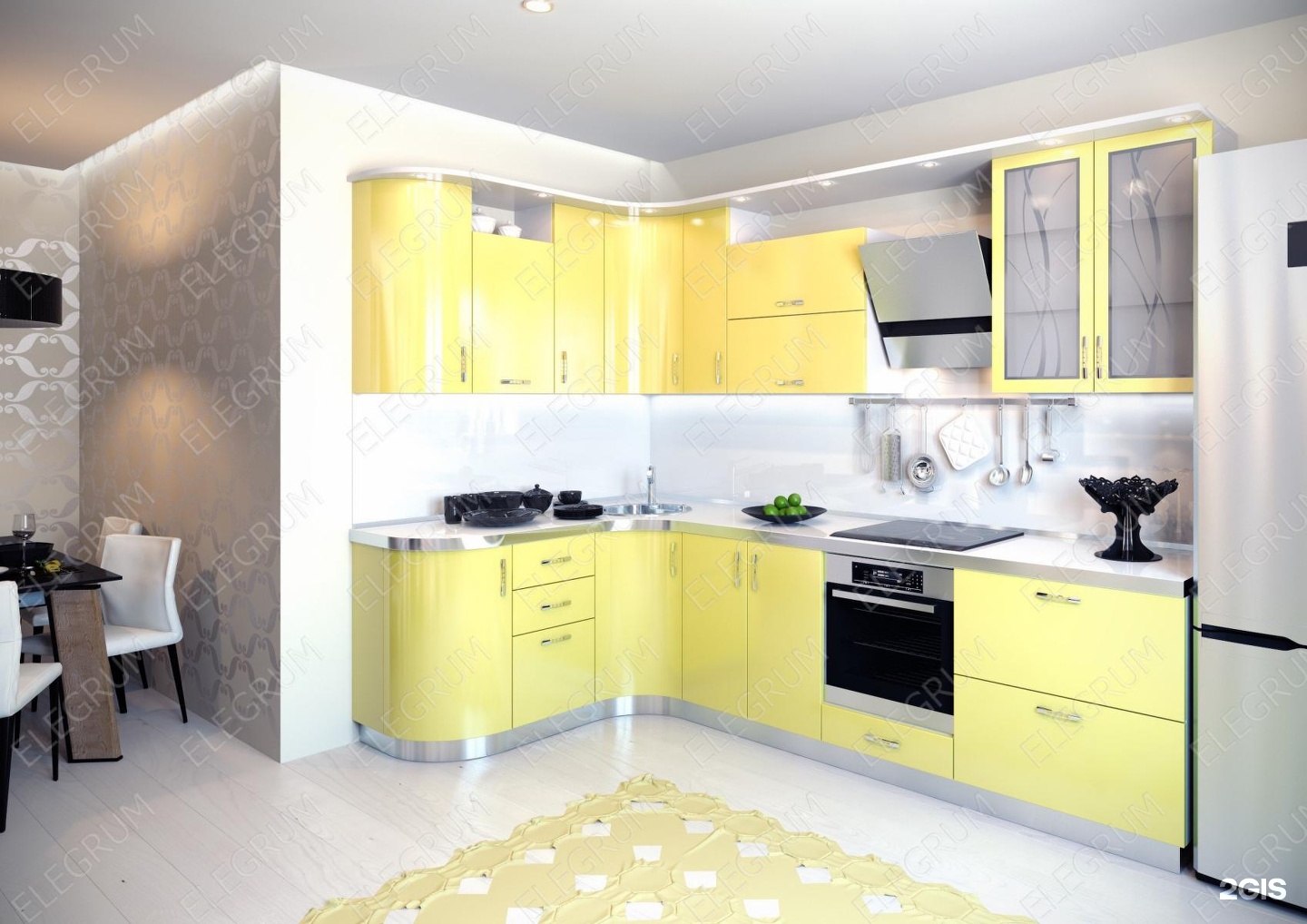 Купить желтую кухню. Желтые кухни. Кухонный гарнитур желтого цвета. Желтая угловая кухня. Кухня в желтом цвете.