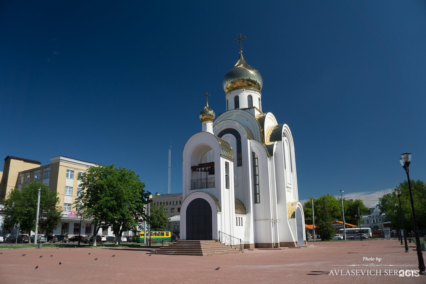 Храм Константина и Елены вид сверху