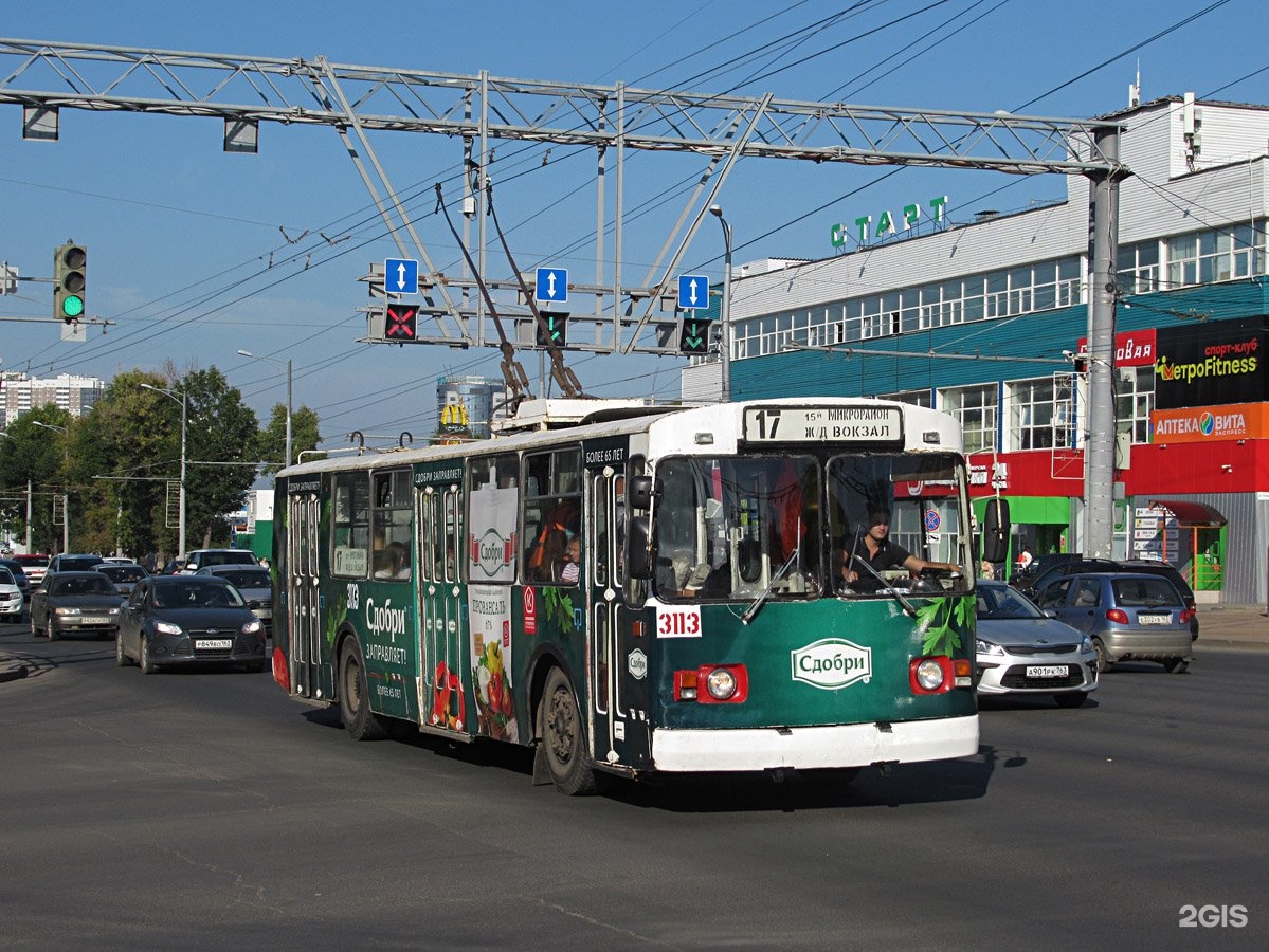 Поездка на троллейбусе ЗиУ 682Г [Г00] 17 маршрут номер … Foto 16