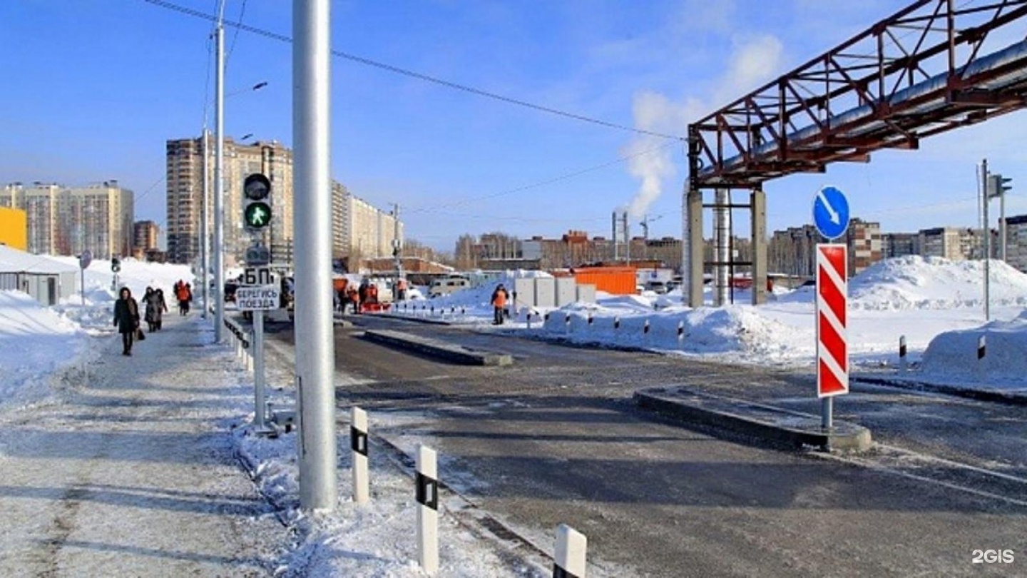 ЖД переезд Новосибирск