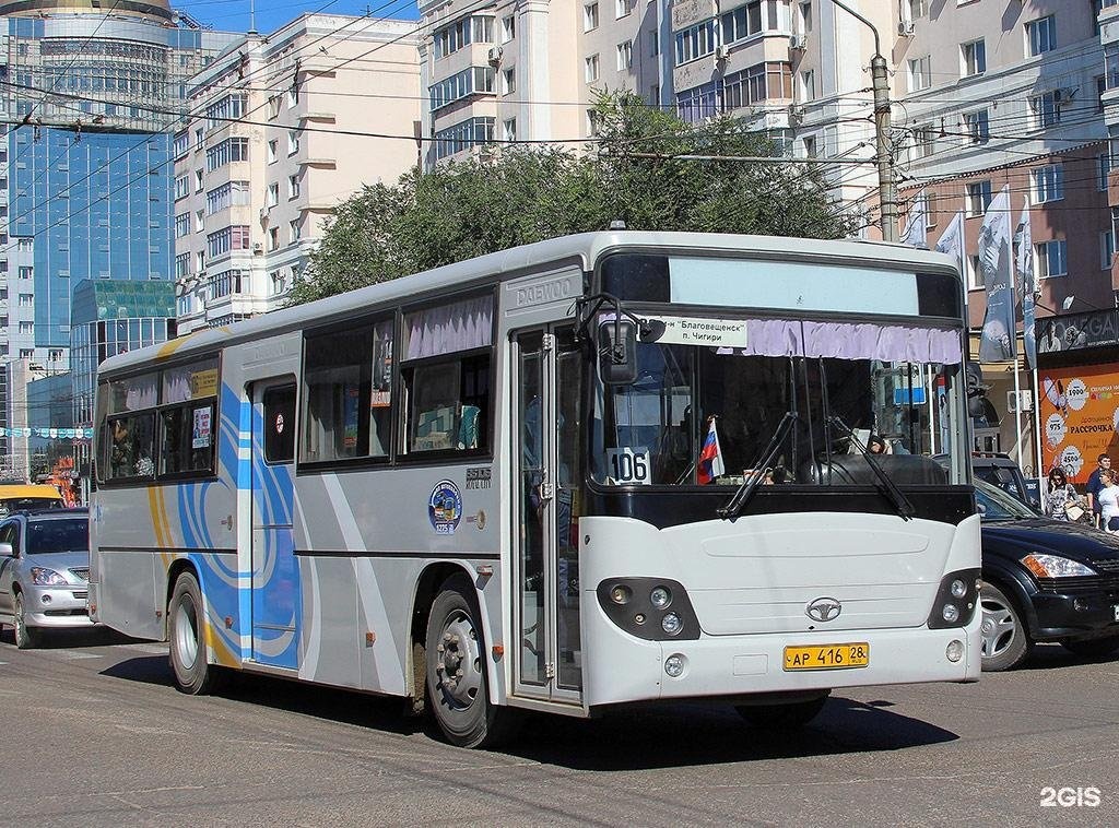 Остановки 751 автобуса. Daewoo New BS 106 Ulsan (2014). Автобус 219.