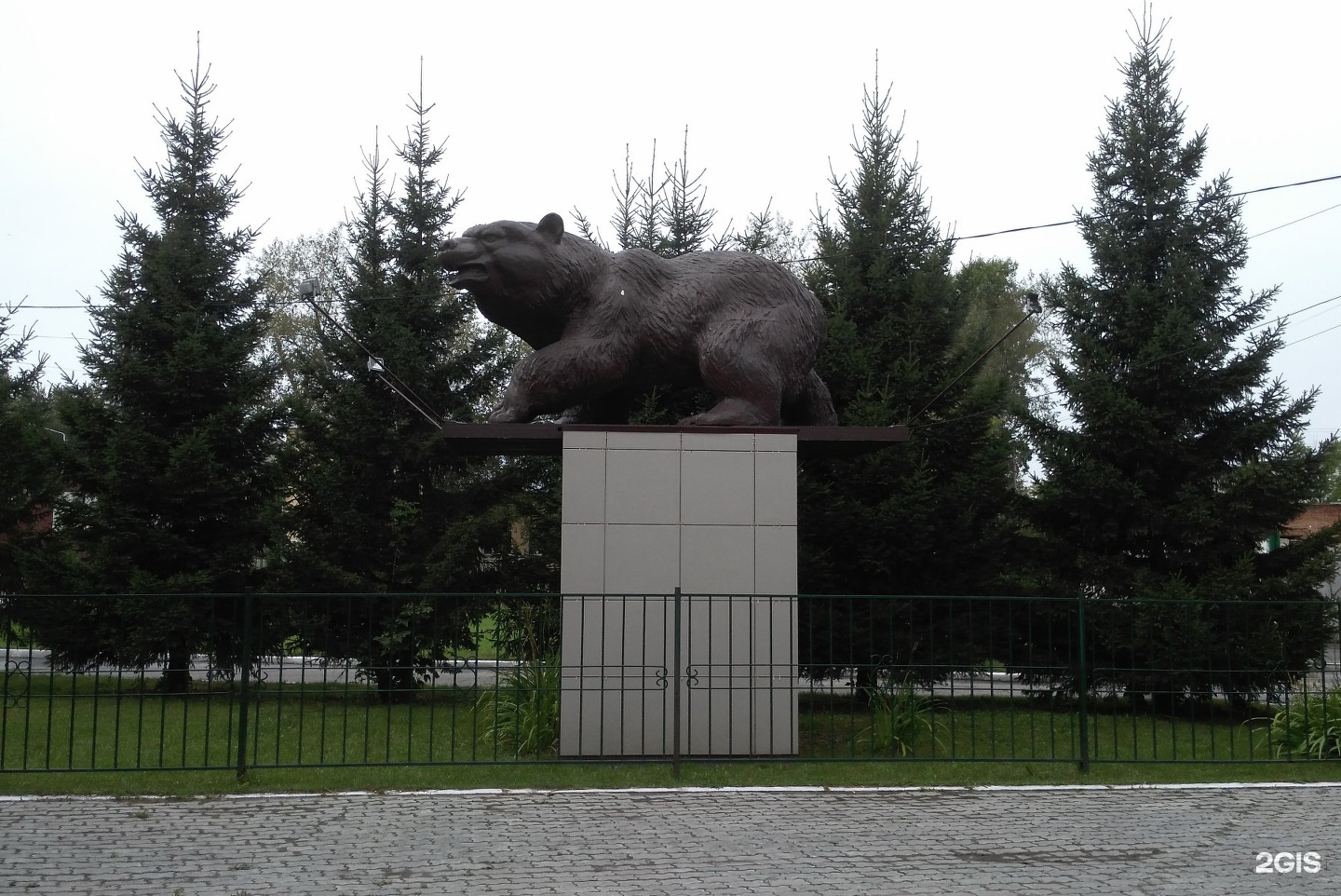 Скульптура медведь Кунгур