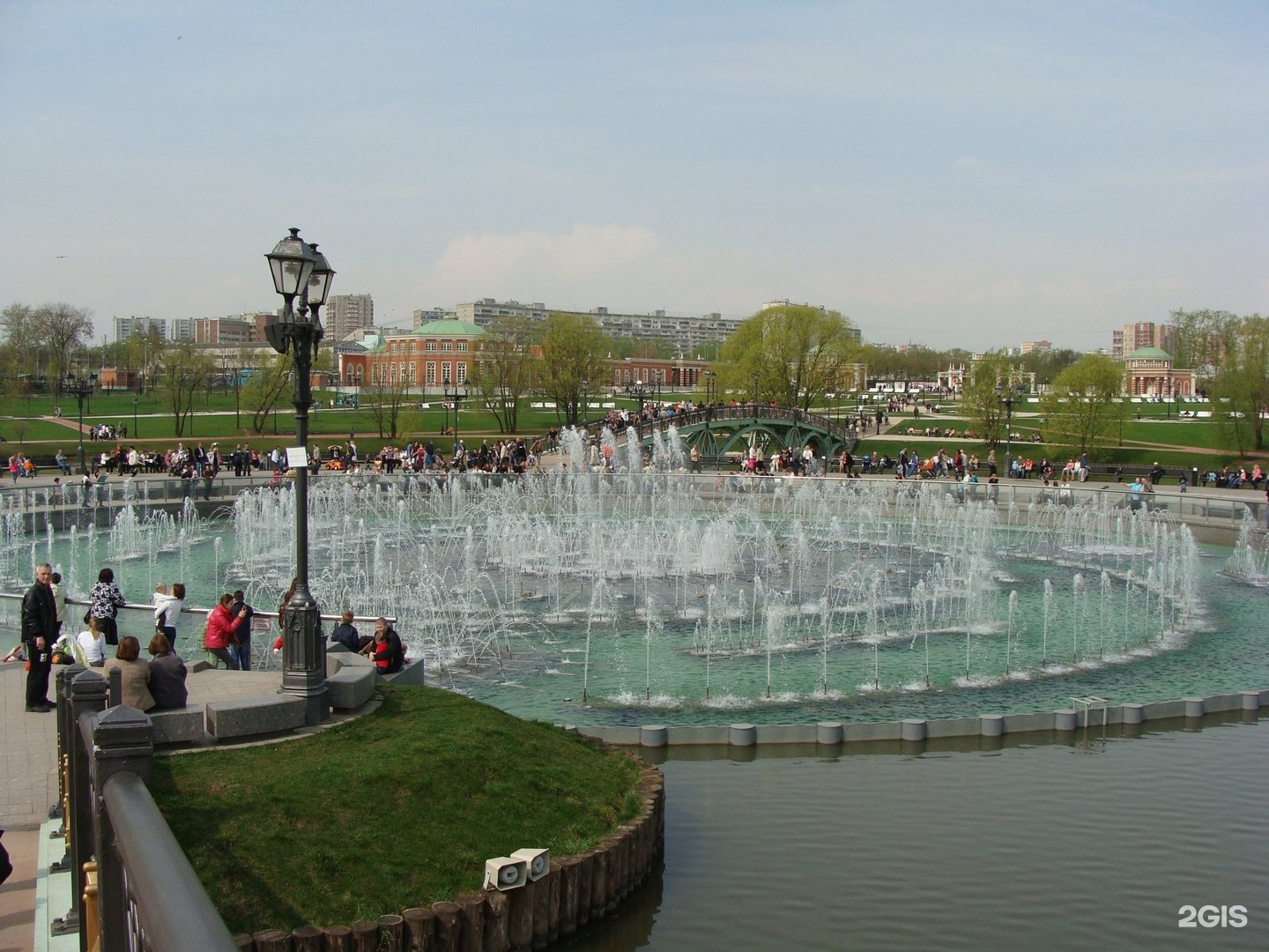 Аллея фонтанов в Москве