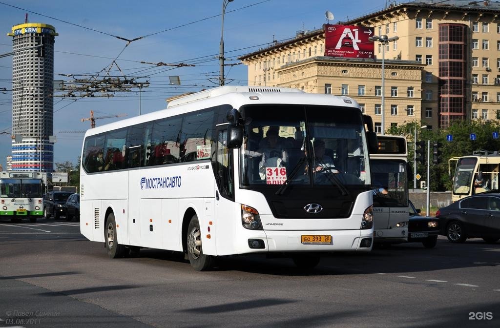 Автобус 316 карта