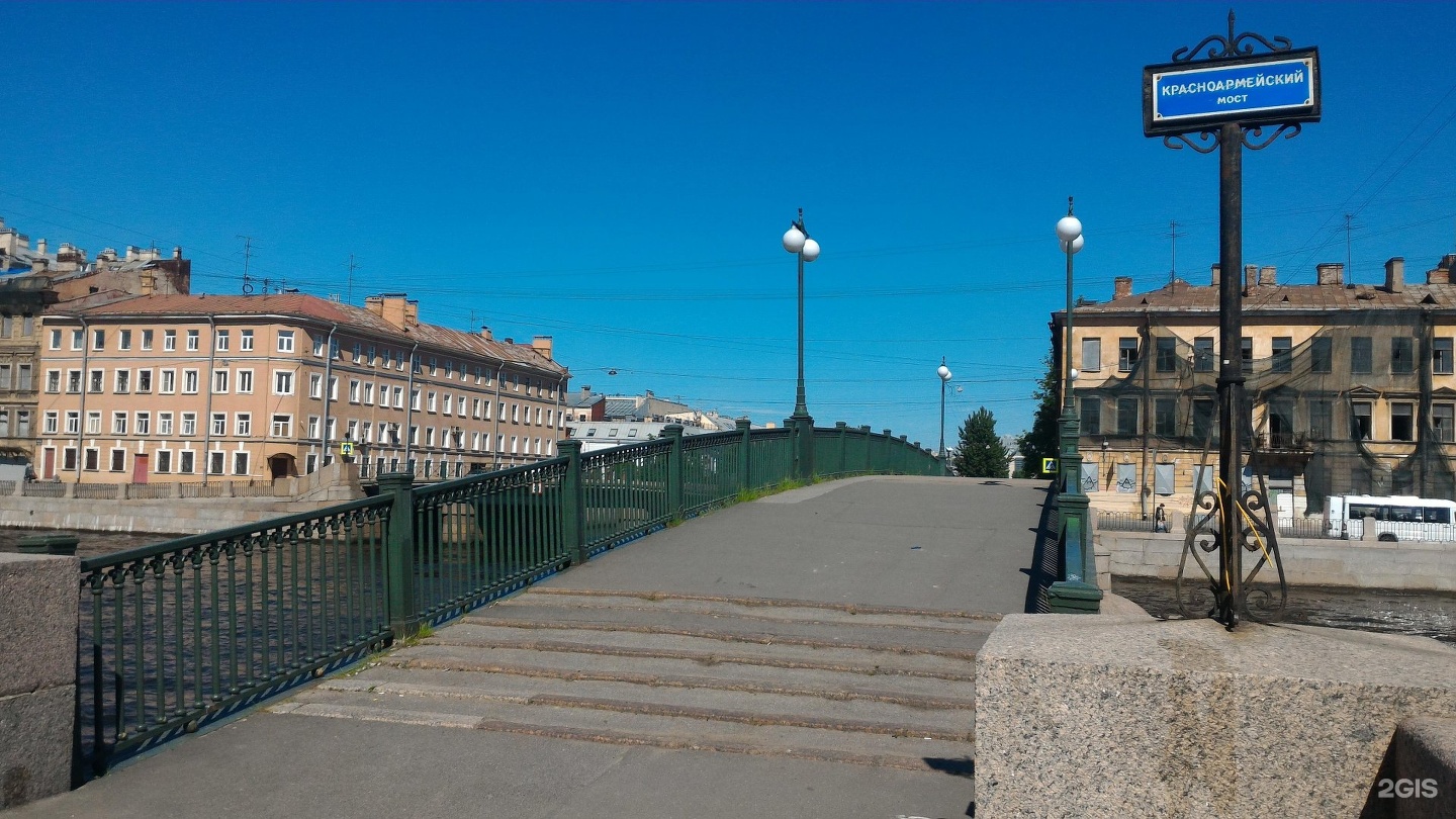 калинкин мост в санкт петербурге на карте