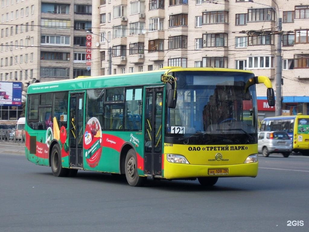 Маршрут автобуса 121 на карте СПб, расписание автобуса …