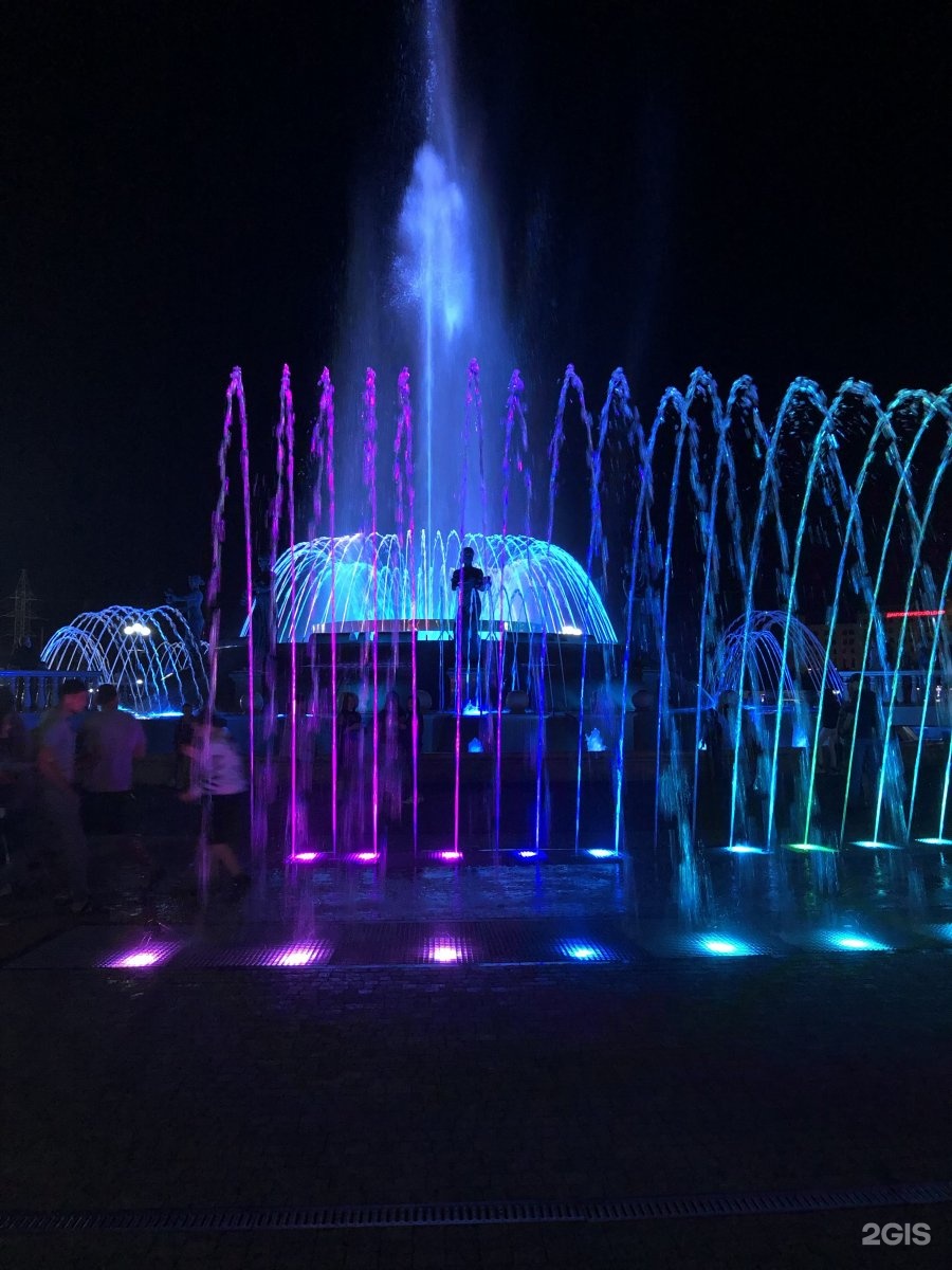 Светомузыкальный фонтан в Ставрополе