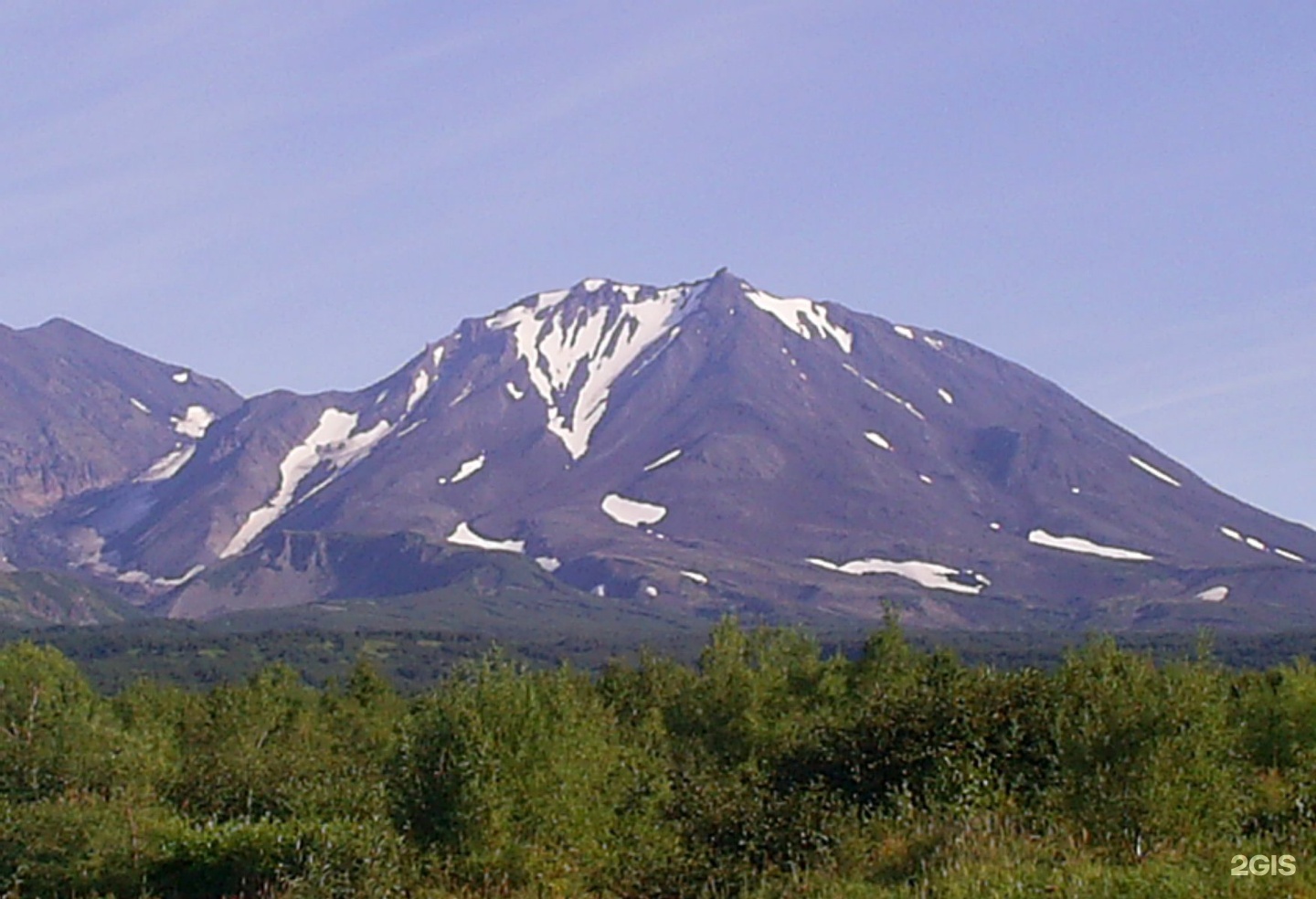Козельский вулкан кратер