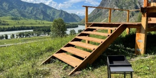 Чемальский район: Глэмпинг Точка в горах Алтая