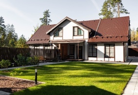 Коттедж Whitey house в Ленинградской области